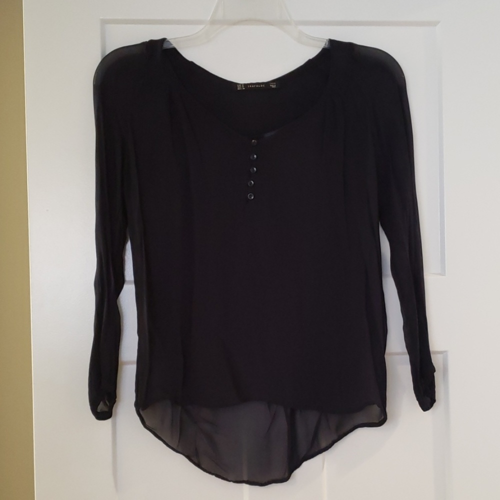 Zara 3/4 length sleeve blouse